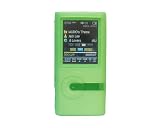 Premium Silicone Skin Case Cover with Belt Clip - Sports Armband - Sceen Protector - for Cowon iAUDIO U5 U5-08BS U5-04WS 4gb 8gb, GREEN
