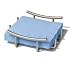 Euro Napkin Holder (Satin Nickel) (2.5"H x 7.5"W x 7.5"D)