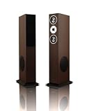 1 Paar Standlautsprecher Mohr SL15 Lautsprecherboxen Lautsprecherbox Lautsprecher, Nussbaum