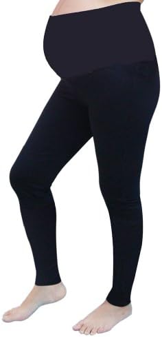 Oceanlily 3 in 1 Waist Maternity Bamtex Yoga Legging Black