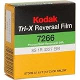 Kodak TXR-464 Tri-X Reversal Black & White, Silent Super 8 Movie Film, 50 Foot Cartridge, Film #7266, ISO 200 / 160, #502-9046, *USA*