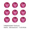 Swarovski Crystal Hotfix Flatback RHINESTONE #2028 Xilion Rose ss20 Fuchsia (50)