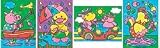  : Alex Toys Paint By Number Kit, 5-Inch by, 7-Inch, 4/Pkg, Farm Friends