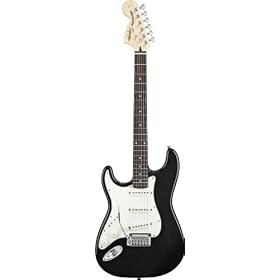 Squier� by Fender� Standard Stratocaster� Left Handed Rosewood, Black Metallic