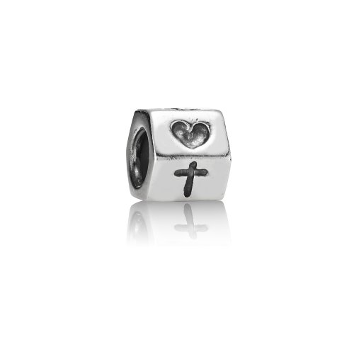 Pandora Damen Bead Sterling Silber 925 Glaube/Liebe/Hoffnung KASI 79119 Beads