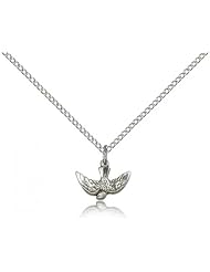Holy Spirit Medal, Sterling Silver