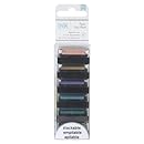 American Crafts 6-Pack Mini Decorative Stamp Set, Pastels