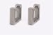 Square Matte Finish Hinged Earrings