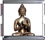 Italian Charms Mega Link Buddha (18mm) For Italian Charm Bracelets. ArtNo:3503