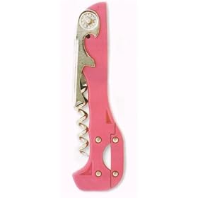Click here to buy Boomerang Pink Waiter's Corkscrew, Two-Step with Foil Cutter .