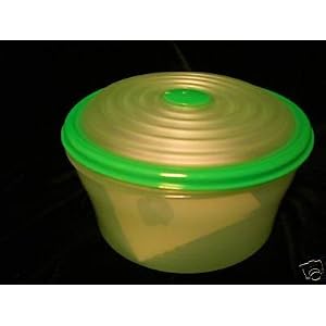 Tupperware Stuffables Storage Bowl Container 8 Cup Green by