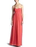 Nicole Miller Women's Strapless Georgette Dress