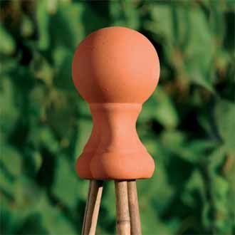 Childrens Toyshop  Outdoor Living : Wigwam Finial, Terracotta - Ball