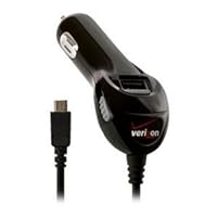 New OEM Verizon Micro USB V9 Car Charger with USB Port for Motorola Droid RAZR Maxx