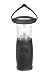 Solar Powered Super Bright LED Camping Lantern. Black. 6 LEDs. Solar & Hand Crank. 7.25"