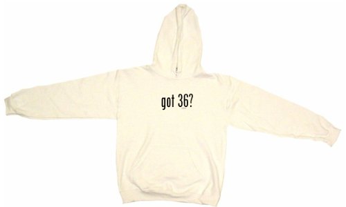 got 36? Men's Hoodie Sweat Shirt XXL, White
