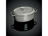 Staub Oval Cocotte in gaphite 31cm/5.8L 9-110-3118