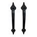 One Pair of Decorative Garage Door Carriage Handles