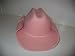 Ladies Pink Felt Cowboy Hat