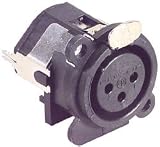 Neutrik NC3FK-V XLR K Series PC Mount Female Vertical