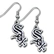 MLB Dangling Earrings - Chicago White Sox Logo