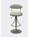 Hillsdale Furniture - Venus Adjustable Swivel Bar Stool - Atmosphere Faux Suede