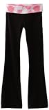 Energie Girls 7-16 Tie Dye Yoga Flare Bottom Pant, Pink, Medium