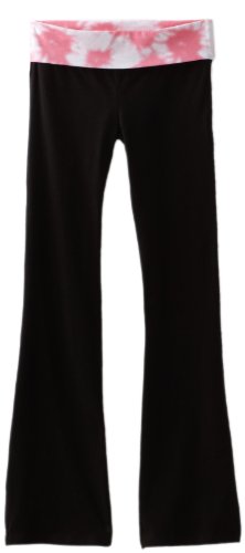 Energie Girls 7-16 Tie Dye Yoga Flare Bottom Pant, Pink, Medium