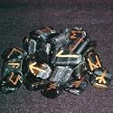 Blue Tiger Eye Set of Rune Stones