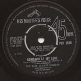 SOMEWHERE MY LOVE 7 INCH (7" 45) UK HIS MASTERS VOICE 1966