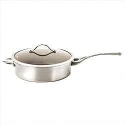 Calphalon Contemporary Stainless Steel Nonstick 5 Quart Saute Pan
