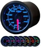 Black 7 Color 200 PSI Air Pressure Gauge