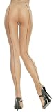 Fishnet Pantyhose With Contrast Back Seam