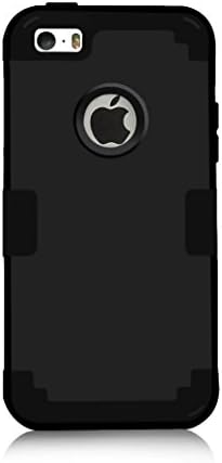 iPhone 6 case, iPhone 6s case , (TPU+ Silicone) Anti-slip Shockproof Dustproof slim and stylish protective case for iPhone 6 /6s (Black)