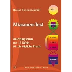 Miasmen-Test: Anleitungsbuch mit 12 Tafeln f�r die t�gliche Praxis