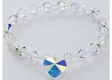 Signature Swarovski Crystal Heart Bracelet STERLING SILVER