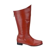Women's Knee High Super Hero Boot Knee High Boot Halloween Dress Up Costume Red Fantasma