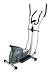 Carl Lewis Fitness Crosstrainer ELC15X Elliptical Strider, Grau und Silber , 120X70X150