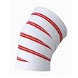 Valeo Heavy Duty Elastic Red Line Powerlifting Knee Wraps-78