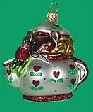  : Dormouse 4" Ornament - set of 3