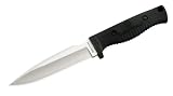 Smith and Wesson Jagdmesser SW650, Stahl 440 C, Kraton, Lederscheide