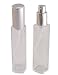 Empty Refillable 3.57 Ounce 100 Ml Glass Perfume Bottle With Sliver Tone Spray Atomizer Pump