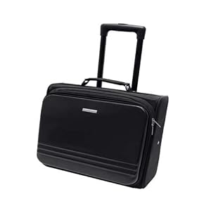 CaseCrown HARD Roll Away Carry-On Luggage to Protect the HP Mini 1150NR Mobile Broadband Edition 10.1-Inch Netbook
