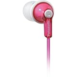 Panasonic RP-HJE120-P In-Ear Earbud Ergo-Fit Headphone (Pink)