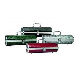 Silver Croc WINE bottle holder PURSE case with CORKSCREW - Be the talk of the party or... by Picnic Gift