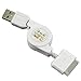 Generic Orion Gadgets Retractable Sync and Charge USB Cable for Apple iPhone 3G - Non-Retail Packaging - White