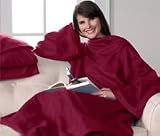 The Snuggie Blanket w/ Free Booklight - Burgundy Color