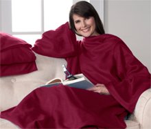 The Snuggie Blanket w/ Free Booklight - Burgundy Color