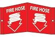 Fire Hose Sign - Acrylic 5-3/4 X 8-3/4