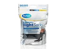 Scholl Cotton Feel Flight Socks (Sizes 9.5-12) Large 1 Pair Including P & P*